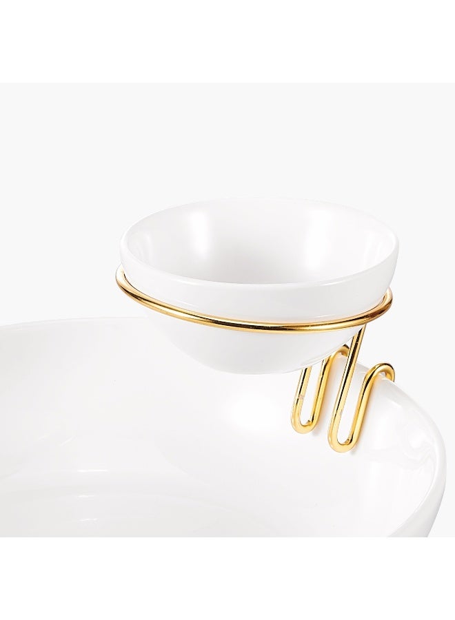 Home Box Neo 2-Piece Chip and Dip Bowl Set for Entertaining - Image 2