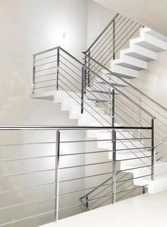 Radiant Indoor stainless steel stair railing KSA | Riyadh, Jeddah