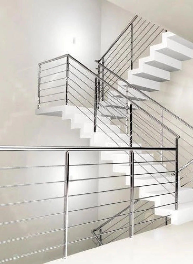 Radiant Indoor stainless steel stair railing - Image 1