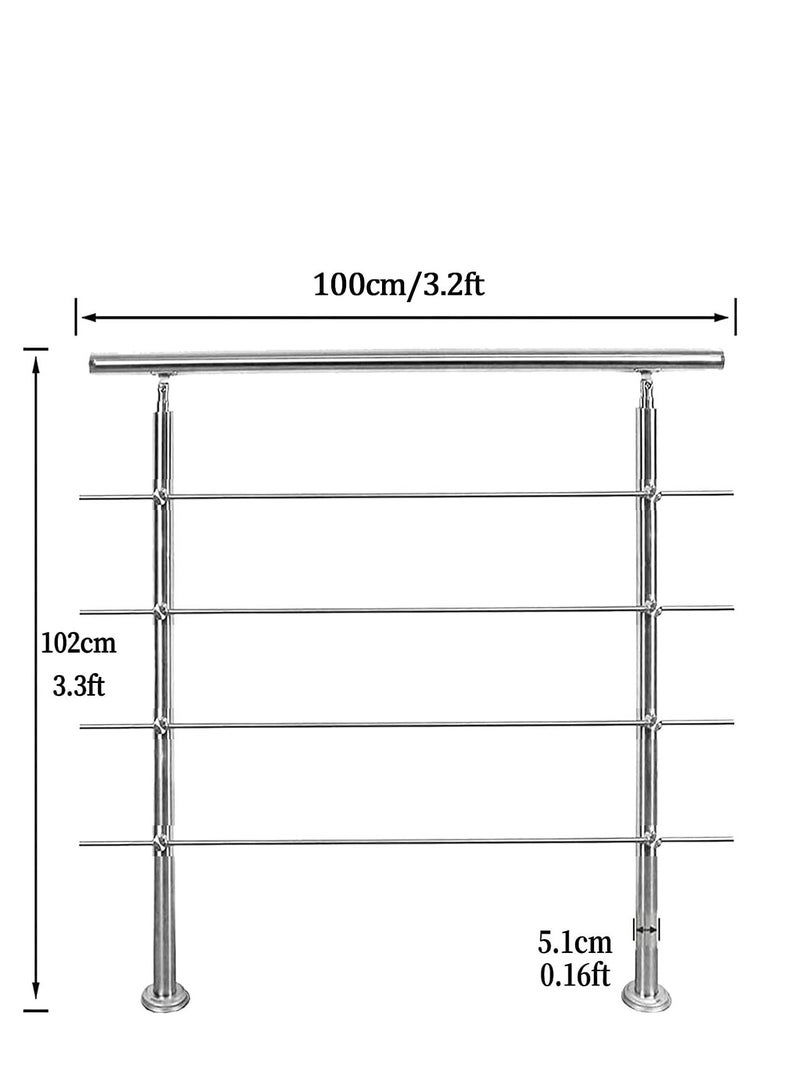 Radiant Indoor stainless steel stair railing - Image 2
