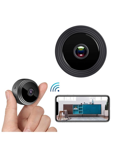 Mini WiFi Hidden Cameras, Wireless Spy Cameras with Video Live Feed, HD 1080P Home Security Cameras, Baby Nanny Cam, Tiny Smart Cameras with Night Vision and Motion Detection