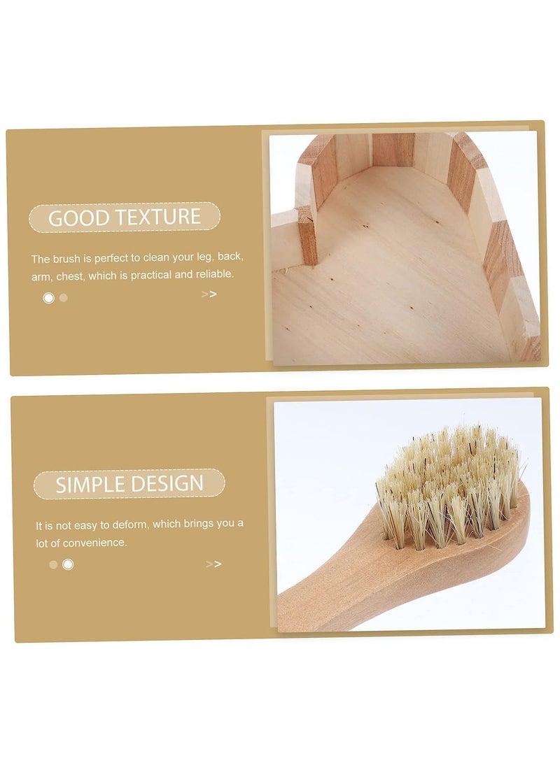 SYOSI Bath Set Body Brush for Dry or Wet Brushing Foot File Scrubber Loofah Sponge Exfoliating Bath Sponge Body Scrubber Cleaning Kit Womens Glove Back Clean Tool Body Exfoliating Scrubber - Image 4