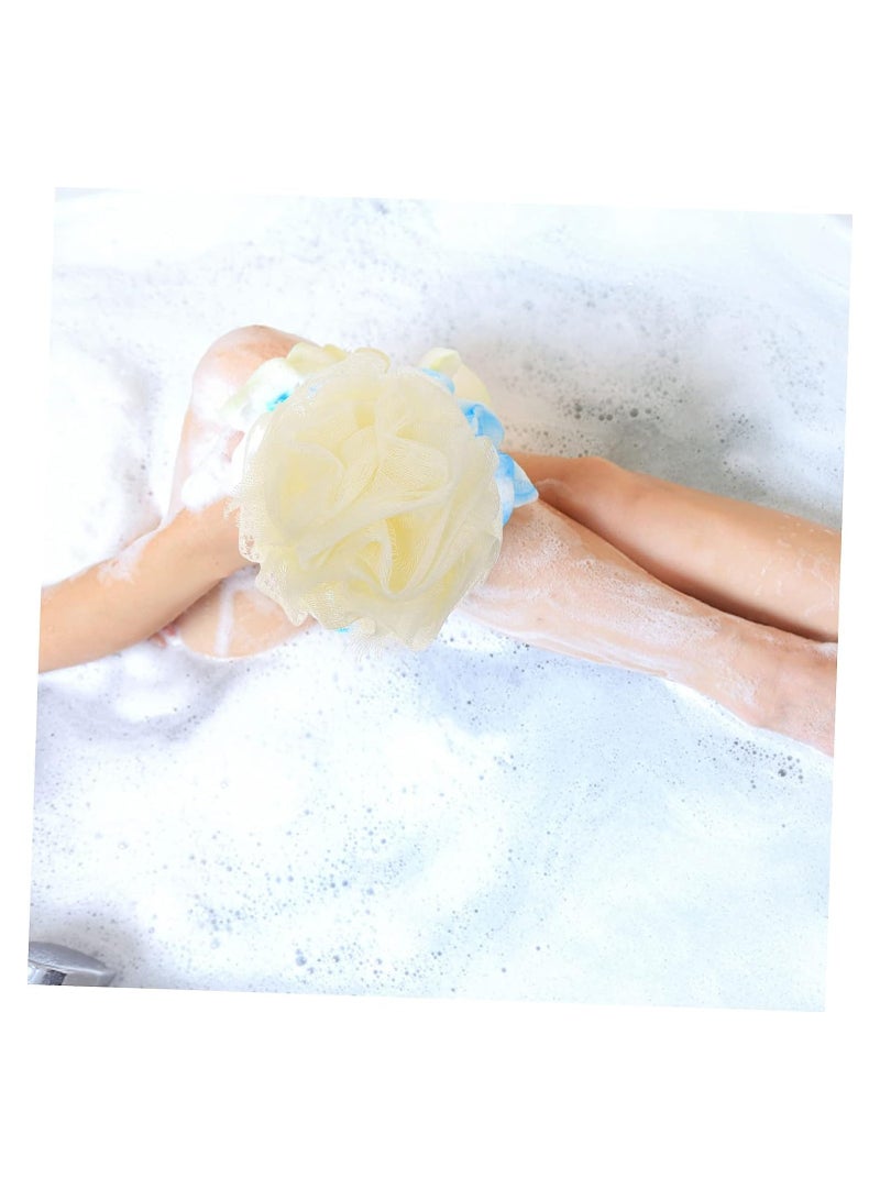 SYOSI Bath Set Body Brush for Dry or Wet Brushing Foot File Scrubber Loofah Sponge Exfoliating Bath Sponge Body Scrubber Cleaning Kit Womens Glove Back Clean Tool Body Exfoliating Scrubber - Image 3