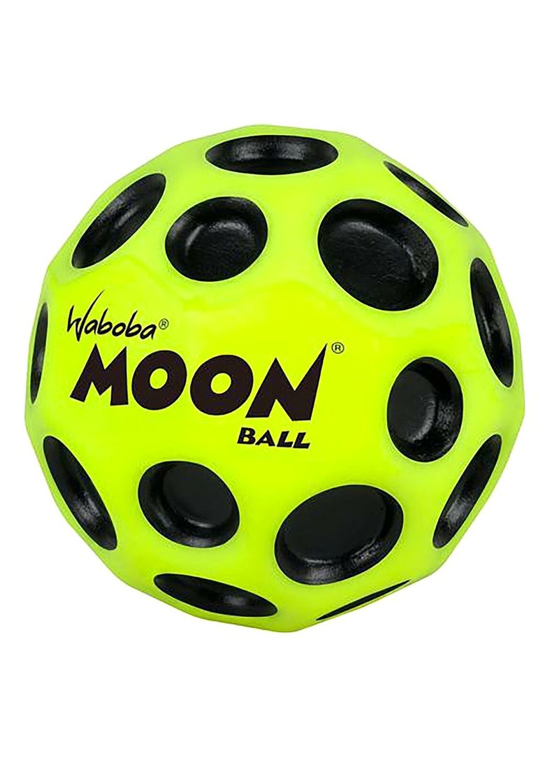 وابوبا كرات نطاطة متدرجة خفيفة الوزن على شكل قمر باللونين الأخضر والأسود مقاس 2.48 بوصة