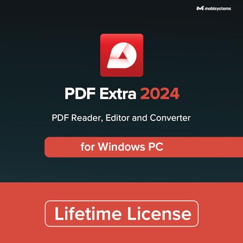 MobiSystems PDF Extra Lifetime - Professional PDF Editor - Best Adobe Acrobat Pro Alternative - Lifetime License for Windows PC - Image 1