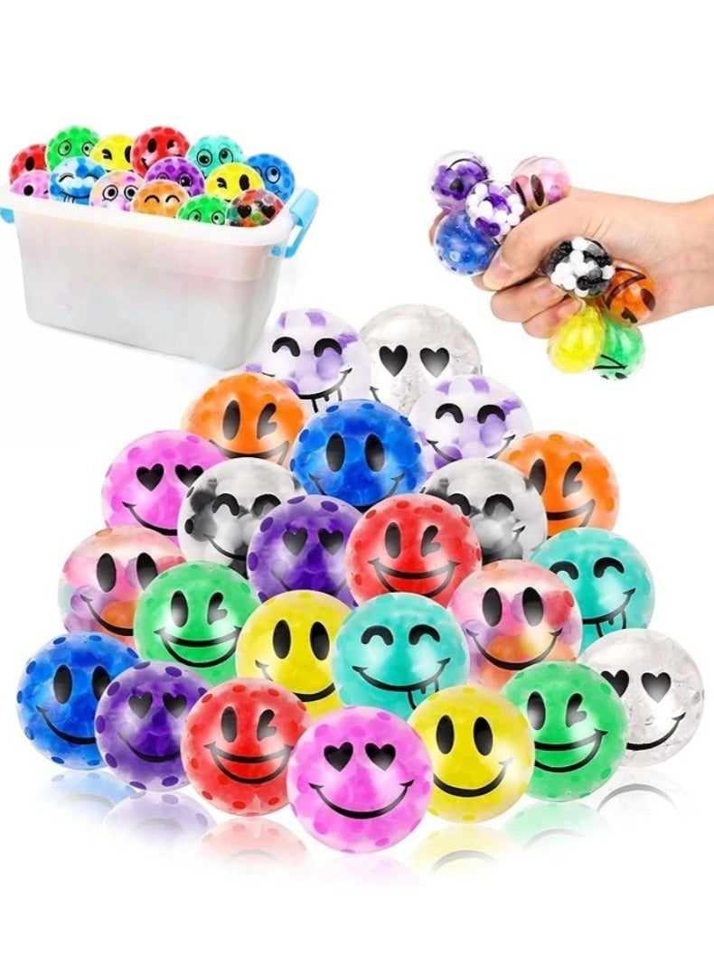CALL PLAY 12Pack Stress Balls, Squishy Ball, Squishy Squeeze Balls Bulk Fidget for Adults, Stress Relief Balls, Party Favors, Birthday Gift, Eid Gift - Image 1