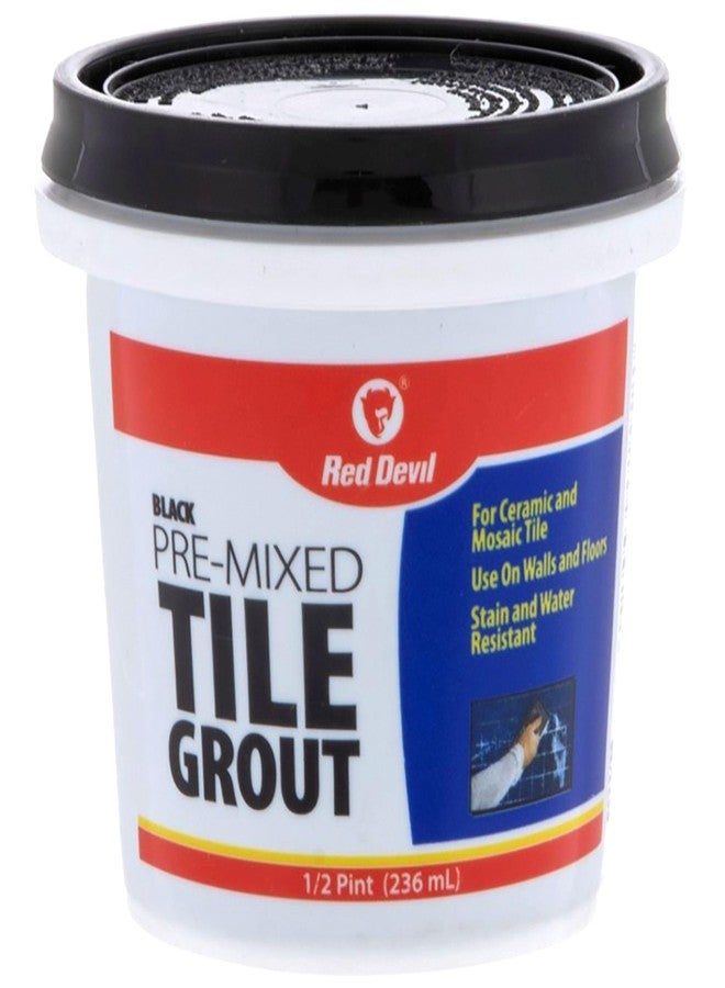 Red Devil 042260 Pre-Mixed Tile Grout, Black - Image 1