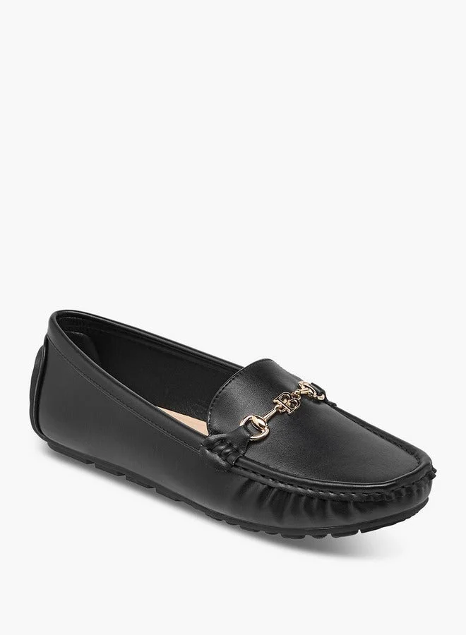 Flora Bella By Shoexpress Women Metal Accent Slip-On Loafers