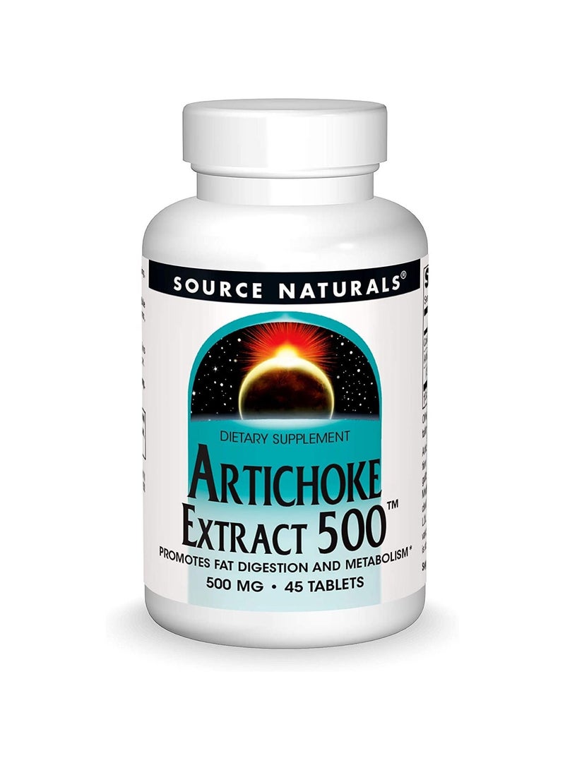Source Naturals Source Naturals Artichoke Extract 500 45 Tablets 