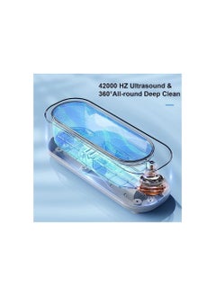 Spaceshoop Ultrasonic Jewelry Cleaner Portable Professional Cleaner for Eye Glasses Watches Earrings Ring Necklaces Coins Razors Batteries Not Included  - Image 3