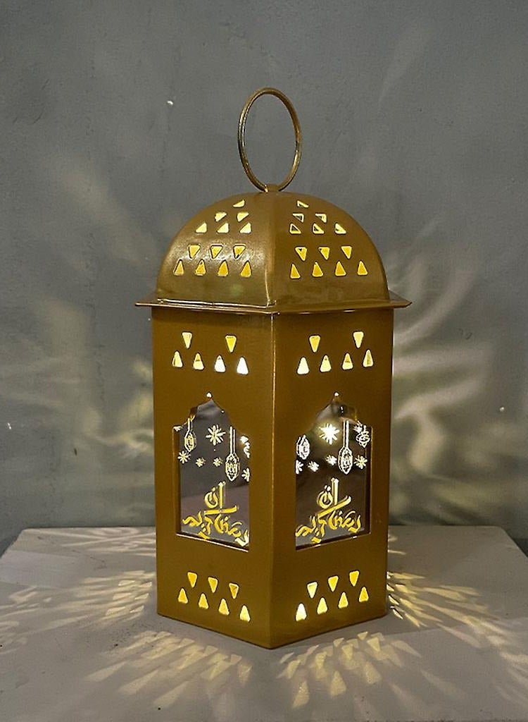 أكاليكس الحديد المطاوع عيد رمضان الرياح فانوس أضواء دافئة مصباح للزينة الإبداعية للمنزل الإسلام مسلم الحدث لوازم الحفلات - Image 1