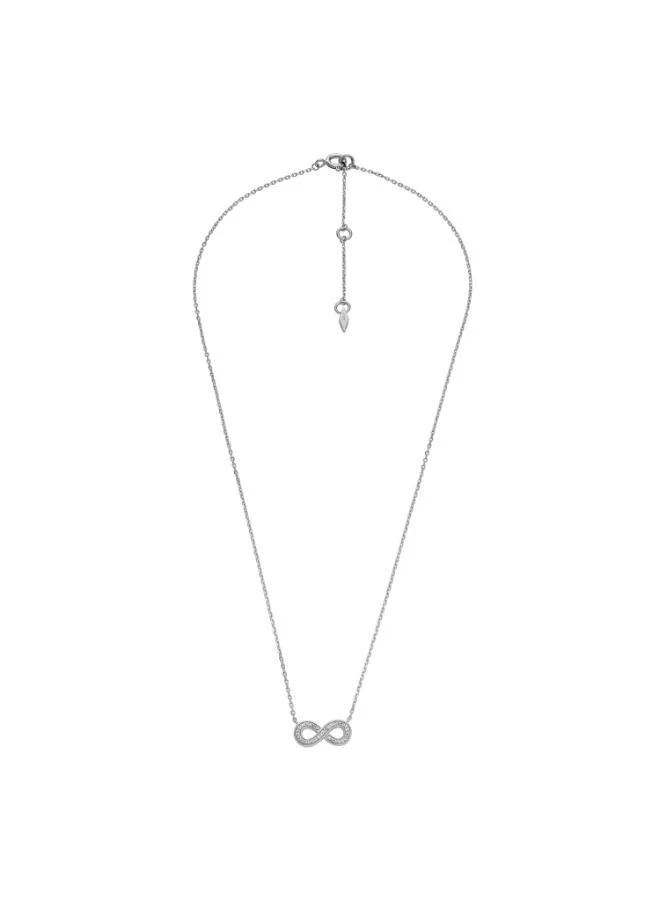 FOSSIL Infinity Sterling Silver Pendant Necklace