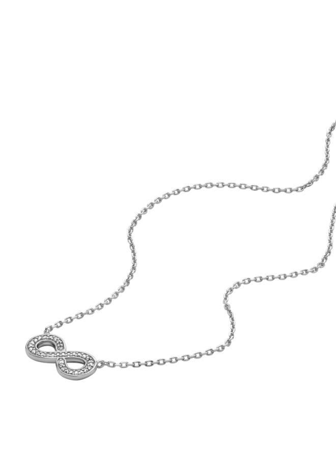 فوسيل قلادة فضة استرليني بتصميم لا نهائي - Image 4