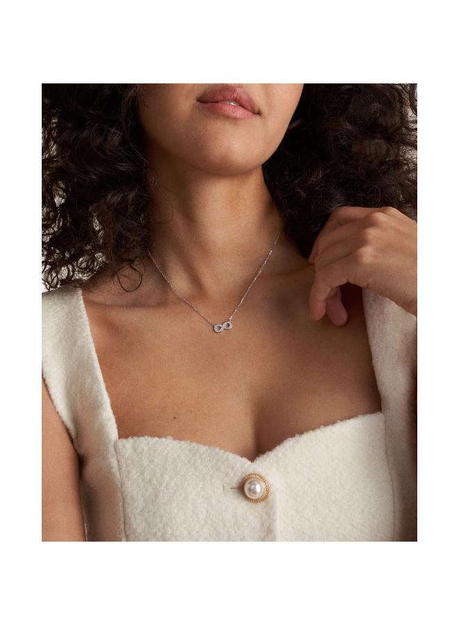 فوسيل قلادة فضة استرليني بتصميم لا نهائي - Image 5