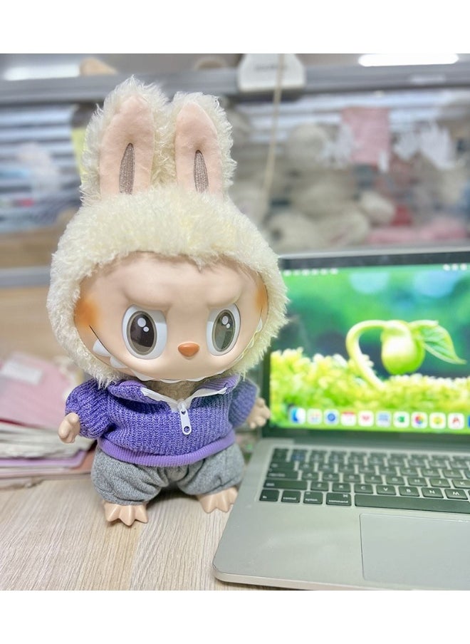 LABUBU 38cm Plush Doll Clothes for Labubu 