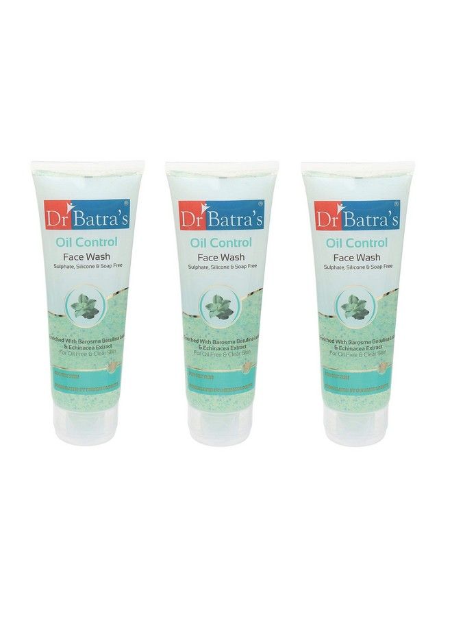 Dr Batra's Face Wash Oil Control 100 Gm (Pack Of 3 For Men And Women) - Image 1