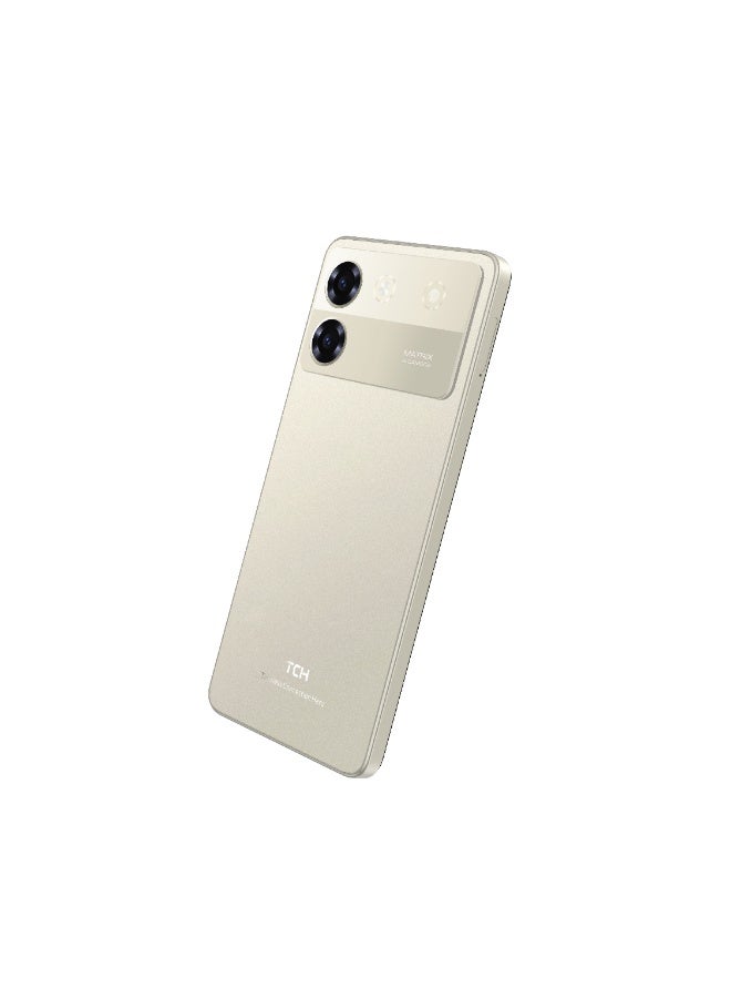 TCH One Pro Gold  Smartphone 6GB+6GB RAM 128GB + D6 White Wireless Earbuds (International Version) - Image 3