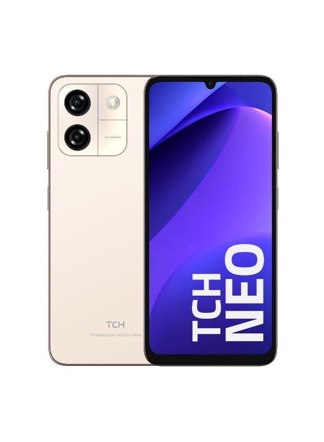 TCH One Pro Gold  Smartphone 6GB+6GB RAM 128GB + D6 White Wireless Earbuds (International Version) - Image 2