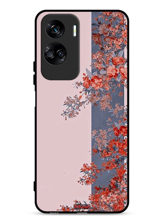 Tolwak Honor 90 Lite 5G Protective Case Cover Tree Leaves And Flowers Art - Image 1