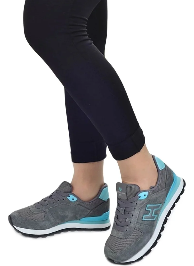 Hammer Jack Peru Women's Sneaker Casual Sports Shoes 19250 Gray Turquoise V28