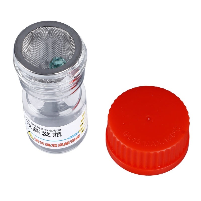 Micro Evaporating Glass Bottle: Glass Metal Material Liquid Spreading Prevention - Narrow Bottle Neck Watch Parts Microevaporator for Mechanical Quartz Watches Watch Repair Tool - Image 3
