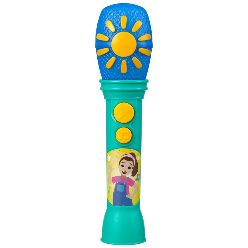eKids Ms Rachel Toy Microphone for Kids, Includes Built-in Music and Lights, Toddler Toys for Ages 18 Months and Up (Green) - Image 1