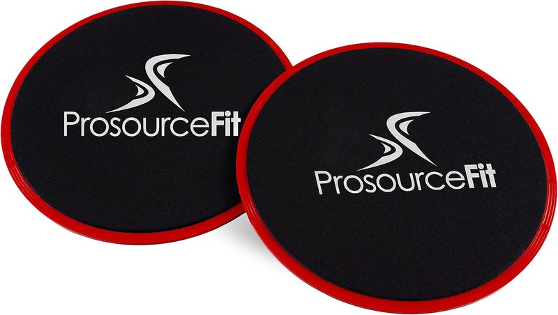 ProsourceFit Core Sliding Exercise Discs, Dual-Sided Sliders for Use on Any Surface at Home or Gym for Full-Body Workouts, Set of 2 - Image 2