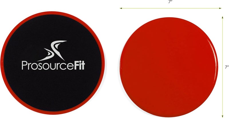 ProsourceFit Core Sliding Exercise Discs, Dual-Sided Sliders for Use on Any Surface at Home or Gym for Full-Body Workouts, Set of 2 - Image 3