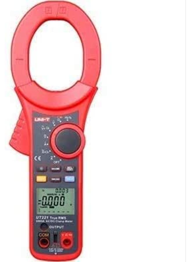 UNI-T UT221 AC DC 2000A Digital Clamp Meter, 6000 Counts, True RMS Ammeter Resistor Frequency Diode Test Low Pass Filter Inrush Current