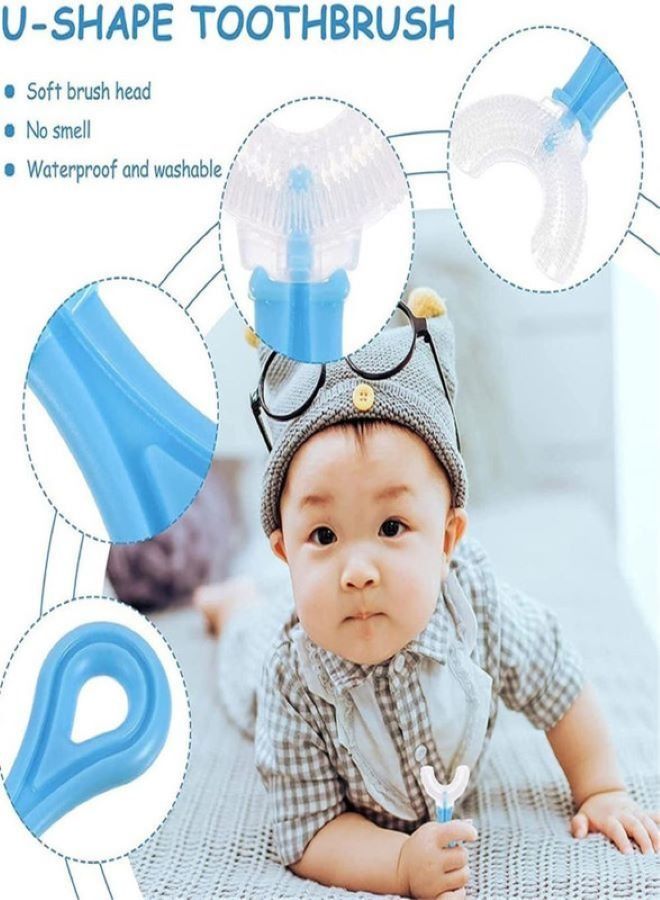 فرشاة أسنان سيليكون على شكل U للأطفال - Image 2