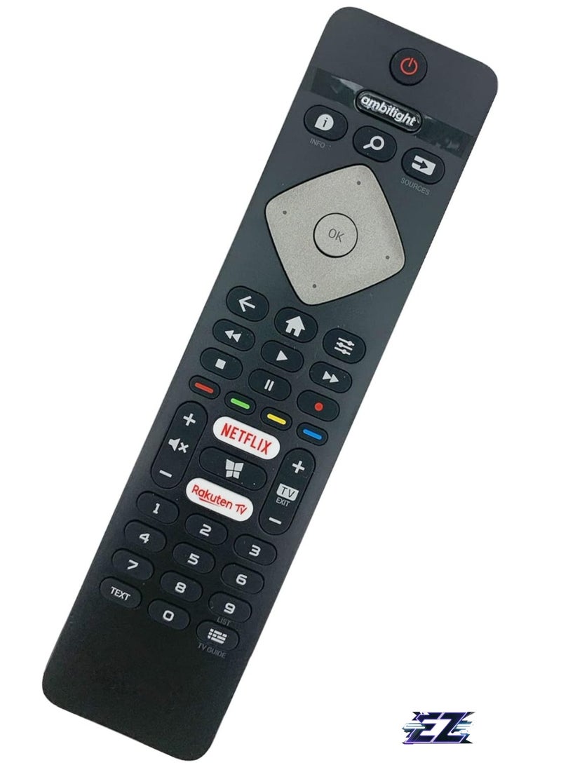 ELTRAZONE Remote Control Compatible for Philips 32PFS6905/12 70PUS6724/12 70PUS6704/12 75PUS6754/12 65PUS6754/12 55PUS6754/12 4K UHD LED Smart TV with battery - Image 2