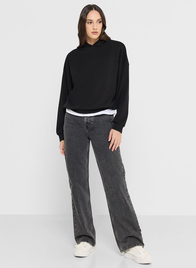 اونلي هودي طويل الأكمام أونلسكارليت - Image 4