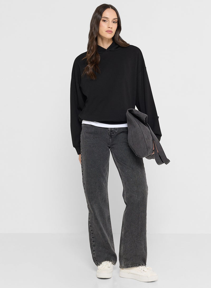 اونلي هودي طويل الأكمام أونلسكارليت - Image 5