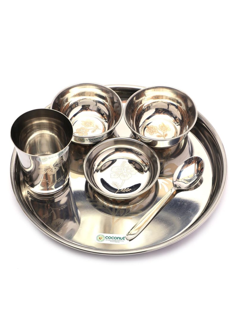 Coconut Coconut Stainless Steel Family Lunch Set/Dinner Set - 12pc Set  - Image 3