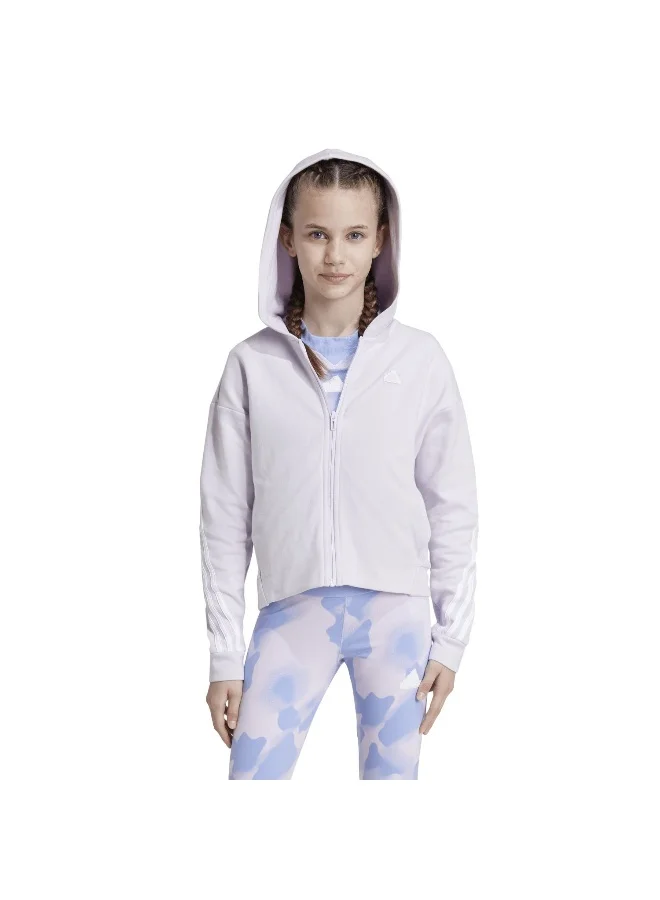 Adidas G Fi 3S Fz Purple Training Track Tops 7-8Y
