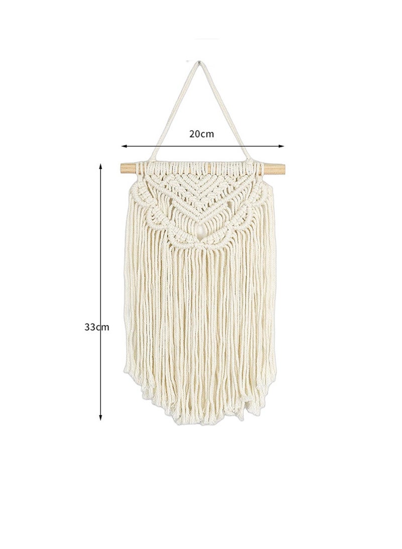 Forest Home Macrame Wall Hanging Boho Macrame Tapestry Woven Home Decor Wall Pediment - Beautiful Apartment Bedroom Dorm Room Decoration - Image 3