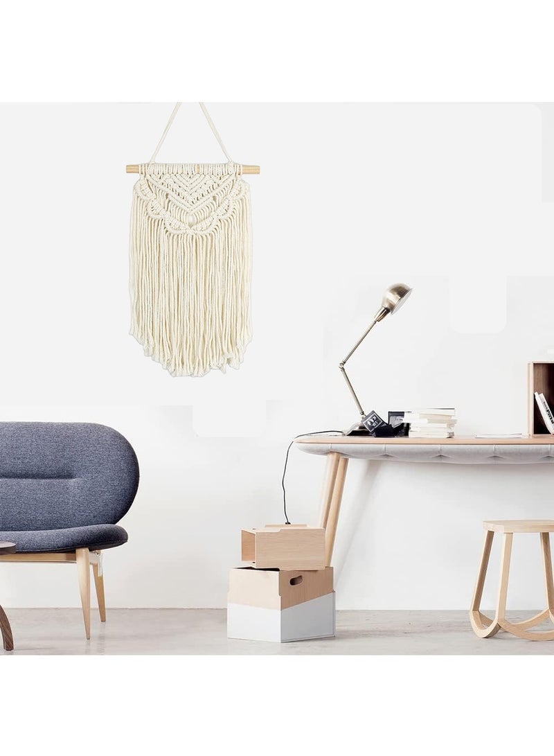 Forest Home Macrame Wall Hanging Boho Macrame Tapestry Woven Home Decor Wall Pediment - Beautiful Apartment Bedroom Dorm Room Decoration - Image 2