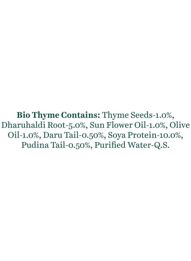 Biotique Thyme Volume Conditioner For Fine And Thinning Hair | Gives Volume And Bounce To Hair | Helps In Thicken Follicles |Suitable For All Skin Types | 180Ml, Peppermint, 180 Millilitre - Image 5
