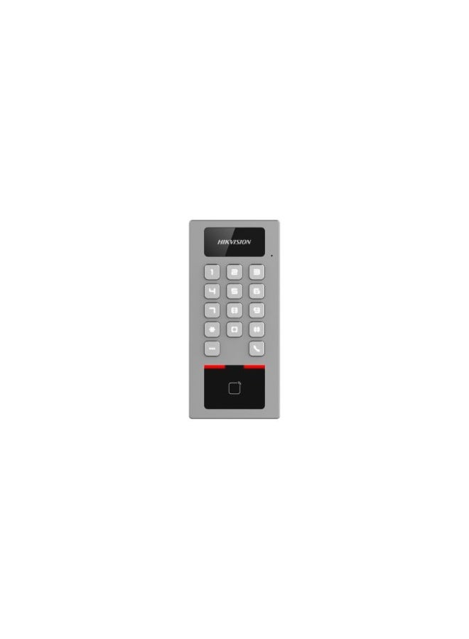 Hikvision DS-K1T502DBWX Access Control Terminal with Intercom & Multi-Authentication - Image 1