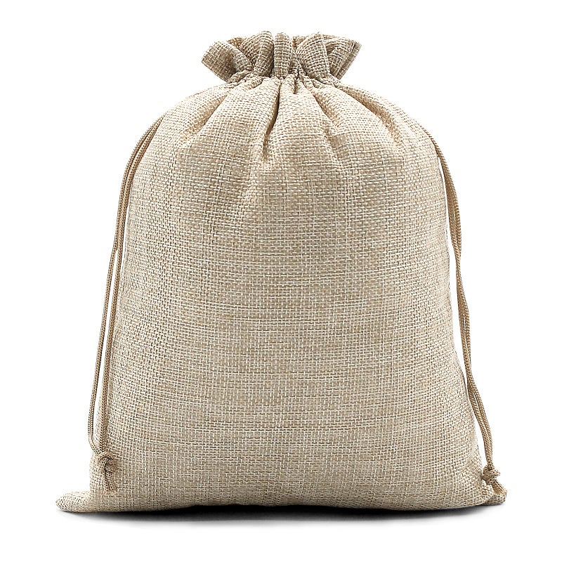 SumDirect SumDirect Brown Linen Burlap Bag lightweight Gift Bags Breathable Pouches with Drawstring Packing Storage Jute Sacks for Wedding Party Birthday DIY Craft 8x10 inch