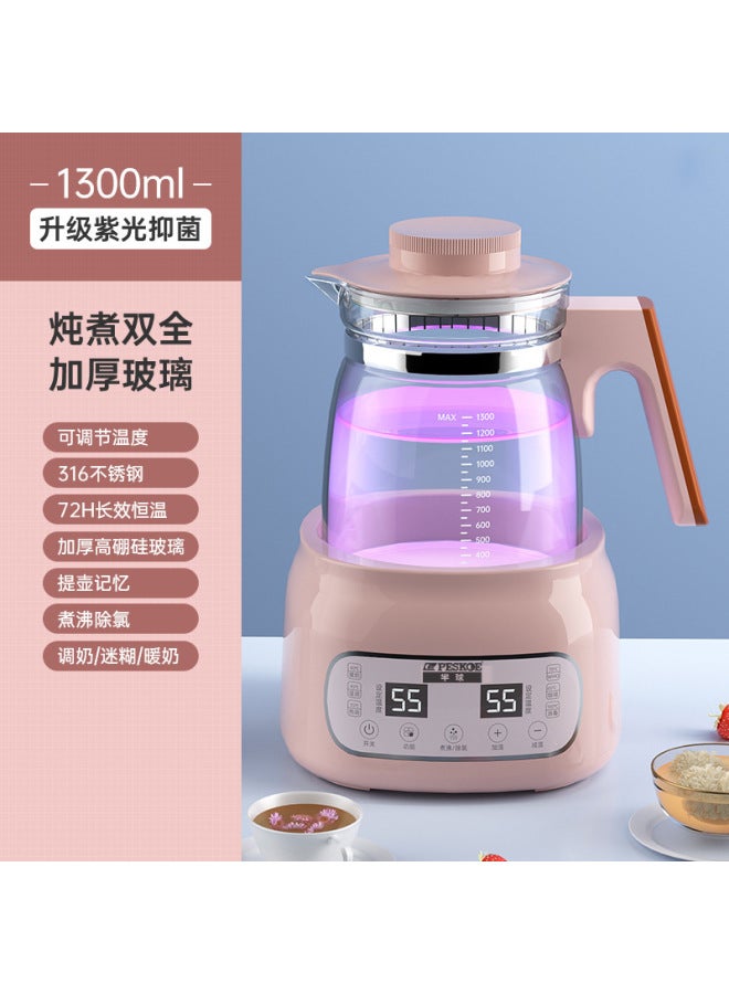 Baby Constant Temperature Milk Adjuster Glass Household Kettle Automatic Intelligent Heat Preservation Milk Brewing Milk Warmer