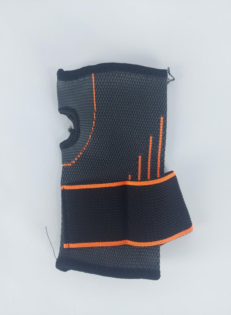 High quality hand support in black and orange color - Image 1