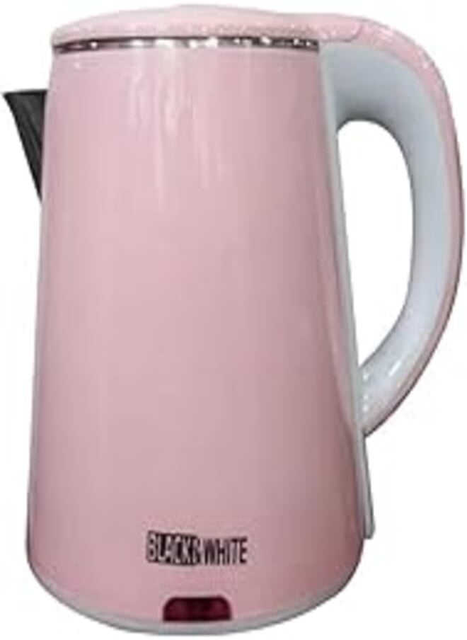 Black & White - Black & White Kettle Electric Water Boiler L-300, 2 Liters, 1500 Watt, Pink (International Warranty) - Image 1