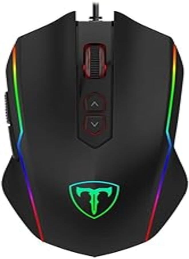 T-DAGGER - T-Dagger Sergeant TGM202 RGB Gaming Mouse - 4,800 DPI - 7 Programmable Buttons - Software Support - Image 1