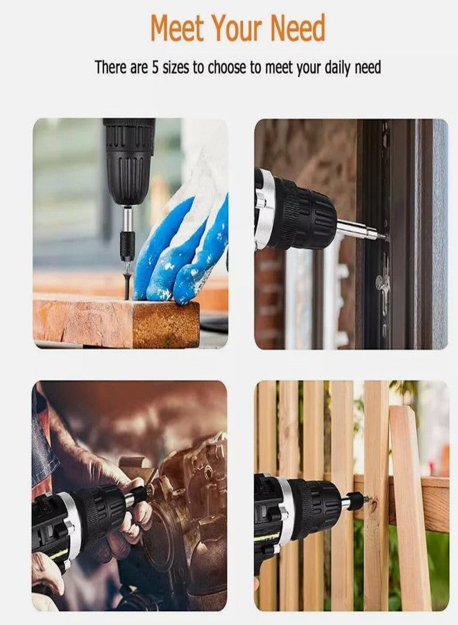 NityaEcommerce مجموعة أدوات NityaEcommerce لإزالة البراغي التالفة ذات ساق سداسية 1/4 بوصة، 6 قطع، لإزالة البراغي المكسورة والمتآكلة - Image 4