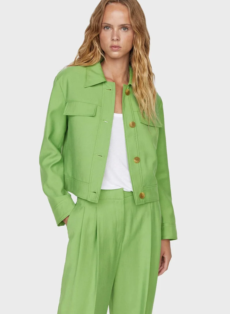 MANGO Pocket Detail Jacket
