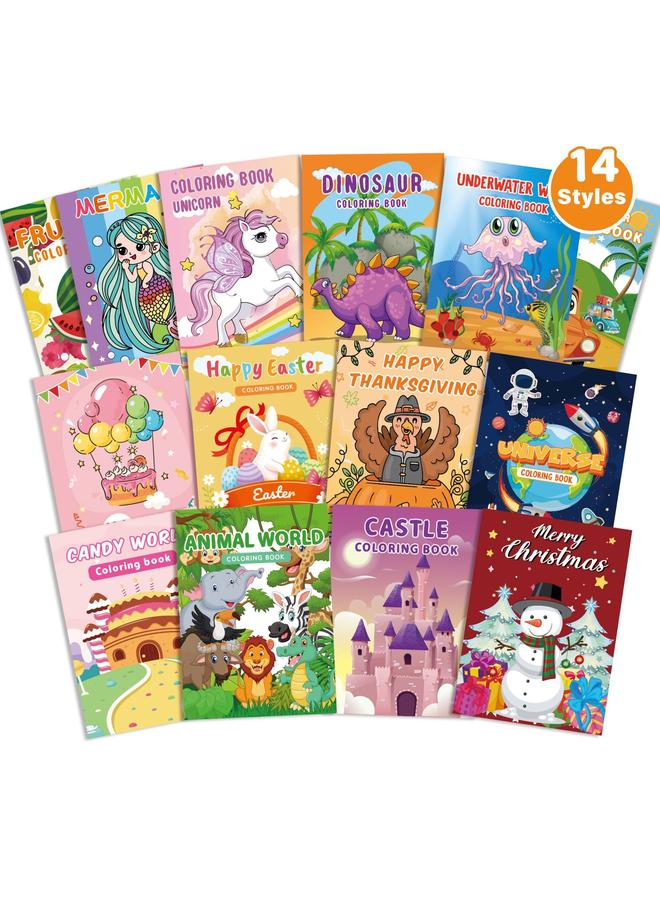 Bluejw Party Pack Coloring Books Party Coloring Pack Suitable For Children Birthday Theme Party - Image 1