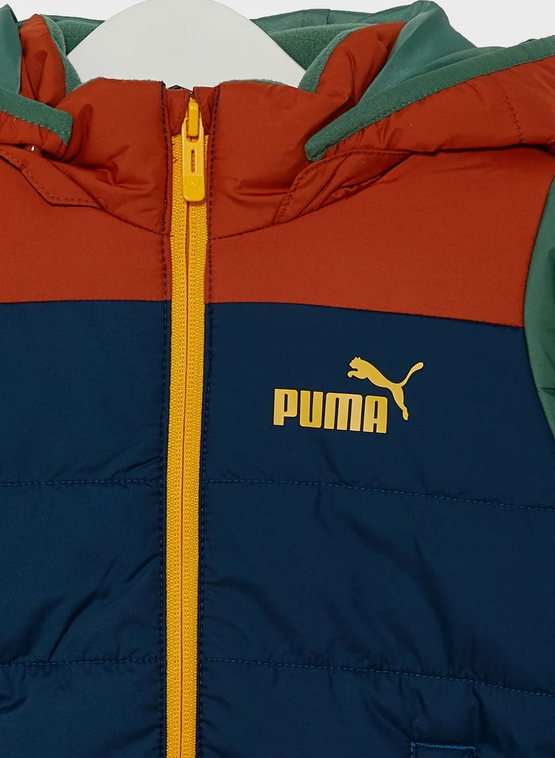 PUMA Infant Minicats Hooded Padded Jacket