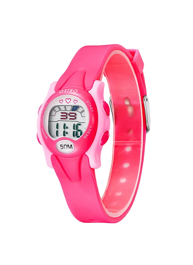 ASTRO - Astro Kids Watch, Digital Display and PU Strap - A23902-PPPP, Pink - Image 1