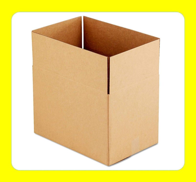 ECVV [5 Pack] Carton Box Large Double Wall 100% Recyclable Corrugated Cardboard Moving Boxes with 32 KG Capacity, [45 x 45 x 70 cm] Brown Carton for Packaging, Shipping and Storage, 5 ply Brown - Image 4